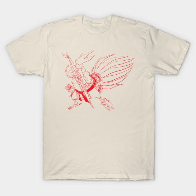 Red Roostar T-Shirt by MTadena81